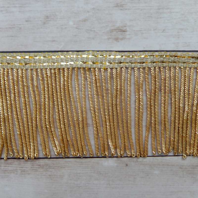 Special edition metallic french gold fringe